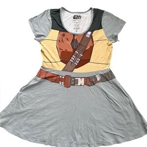 Her Universe Star Wars The Mandalorian Bounty Hunter Skater Dress 3X‎
